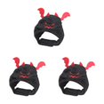 thumbnail image 3 of yingyy Adjustable Devil Cap For Pets For Halloween Parties Easy To Wear And Wash Polyester Cat Halloween Devil Costume Black 3Set, 3 of 6