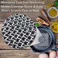 thumbnail image 2 of 4pcs Cast Iron Cleaner - Chainmail Scrubber for Cast Iron Pans - Skillet Pan Pot Scraper, 2 of 7
