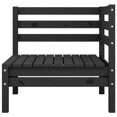 thumbnail image 2 of vidaXL Canapés d'Angle de Jardin 2 Pcs Noir Pin Massif, 2 of 4