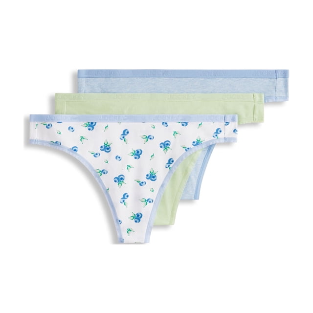 Jockey String à Logo Extensible en Coton Biologique pour Femmes - Lot de 3