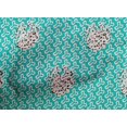 thumbnail image 5 of oneOone Cotton Cambric Turquoise Blue Fabric Abstract Block Sewing Material Print Fabric By The Yard 56 Inch Wide, 5 of 5