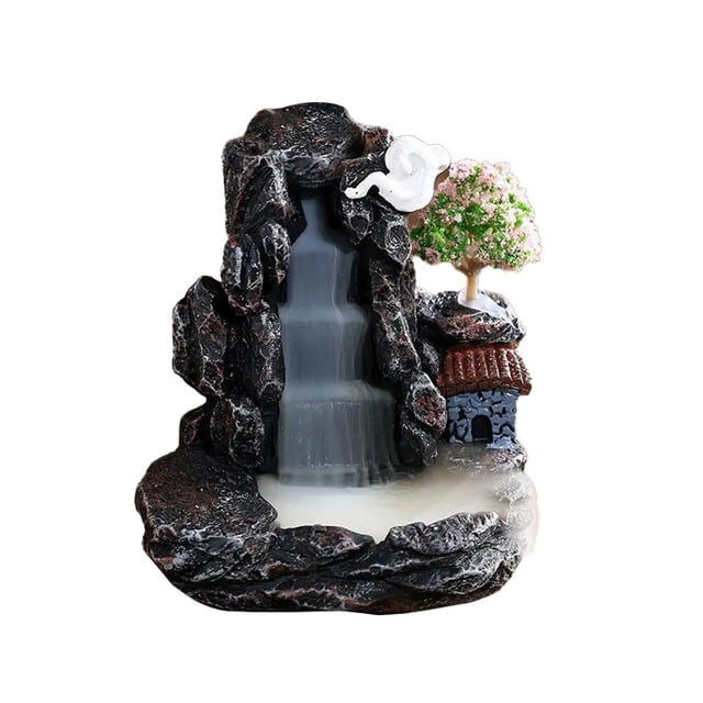 Waterfall Incense Holder Censer Incense Cone Holder Backflow Incense Burner