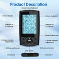 thumbnail image 1 of CNKOO Rechargeable TENS Unit Muscle Stimulator  10 Reusable Electrode Pads 24 Modes for Back Neck Pain Muscle Therapy Pain Management Pulse Massager Black, 1 of 7