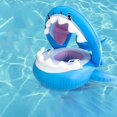 thumbnail image 3 of MesaSe PENGXAING 80 x 68 x 60cm Baby Sunshade Inflatable Swim Float Boat Swimming Pool Ring Raft with Sunshade  for Baby Toddler Kids Infant Water Development Toys, 3 of 8