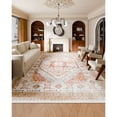 thumbnail image 2 of KFFKFF Area Rug, 9 x 12 ft Large Washable Rug, Non-Slip and Tear-Resistant Soft Carpet, Pet Friendly Vintage Area Rugs, Indoor Mat, 2 of 9