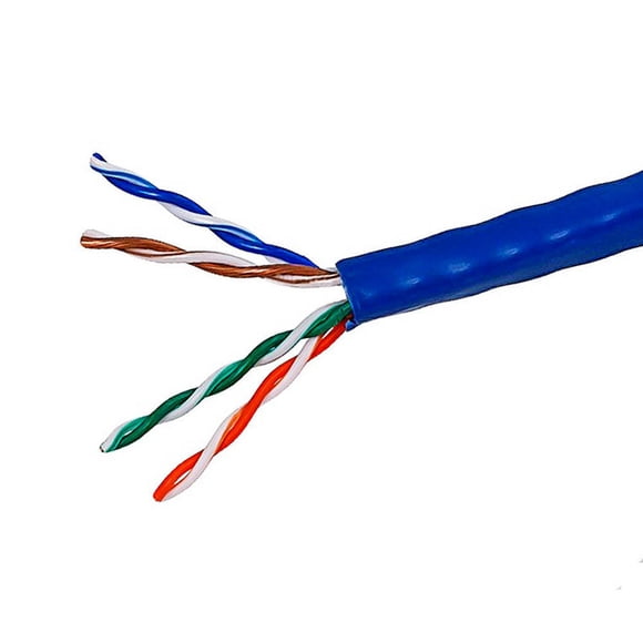 PrimeCables® CAT6 1000ft UTP Solid Cable 550Mhz Ethernet Cable 23AWG Bulk Network Wire (Blue)