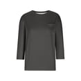 thumbnail image 3 of Womens Casual Solid Color Round Neck 3/4 Sleeve And 3/4 Sleeve Pocket Top, 3 of 4