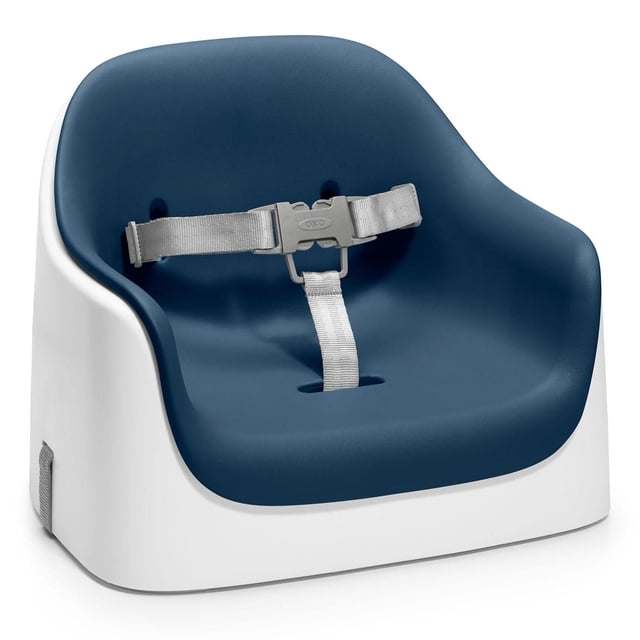 OXO Tot - Siège d'appoint pour nids - 3-Point Utilisation - Comfy et Safe Boost pour les Tots 9 Mois et plus - marine