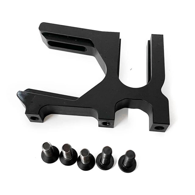 ziyahi Aluminum Alloy Adjustable Motor Mount For 1/7 6S RC Car Part RC Car Accessories Replacement Parts RC Upgrade Part Black