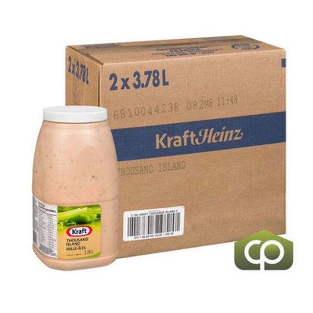 Kraft Dressing 1000 Islands 3.78L/1 Gallon (2/Case)- Canadian Made