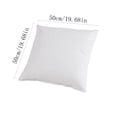 thumbnail image 1 of 50x50cm Headboard Cushion Core - Non-Woven Woolen Cloth Pillow Insert, Soft & Breathable Filler for Decorative Backrest Support, 1 of 7