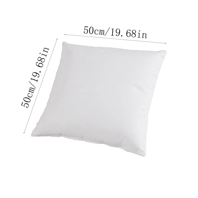 50x50cm Headboard Cushion Core - Non-Woven Woolen Cloth Pillow Insert, Soft & Breathable Filler for Decorative Backrest Support