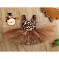thumbnail image 2 of CNKOO Bambin Bébé Filles Combinaison Sans Manches Été Casual Modèle de Cerf Princesse Maille Robe Romper, 2 of 9