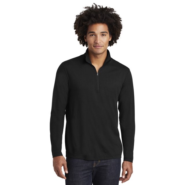 Sport-Tek Men's Tri-Blend Wicking 1/4-Zip Pullover
