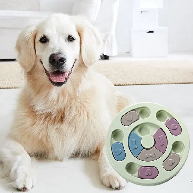 WIFKLSIIPG Dog Toys Slow Feeder Interactive Puppy Food Dispenser Pet Dogs Game (Size : 24x24cm)