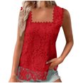 thumbnail image 2 of LSLJS Women's Casual Solid Color Collar Sleeveless Top, Womens Tank Tops, 2 of 6