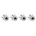 thumbnail image 1 of Cache-valves de Roue, 4 Pcs Universelles Légères pour Potence de Roue pour Voitures Camions Bicyclettes Blanc, 1 of 8