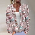 thumbnail image 1 of Wiyuqeen Womens Christmas Knit Cardigans Xmas Tree Print Cardigan Sweaters Button Down Long Sleeve Fall Jackets Plus Size Funny Coats, 1 of 5