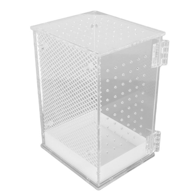 Tarantula Box, Easy Cleaning Acrylic Reptile Transparent Leakproof For For Leopard Gecko S,M,L