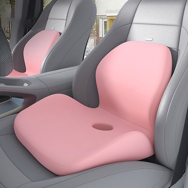 WIFKLSIIPG Work Chair Cushion and Back Support Car Seat Seat Cushion for Tailbone P Ain R Elief Seat Cushion for Off Ice Chair The Home Is B Acked by A Cushion and The Chair Is B Acked