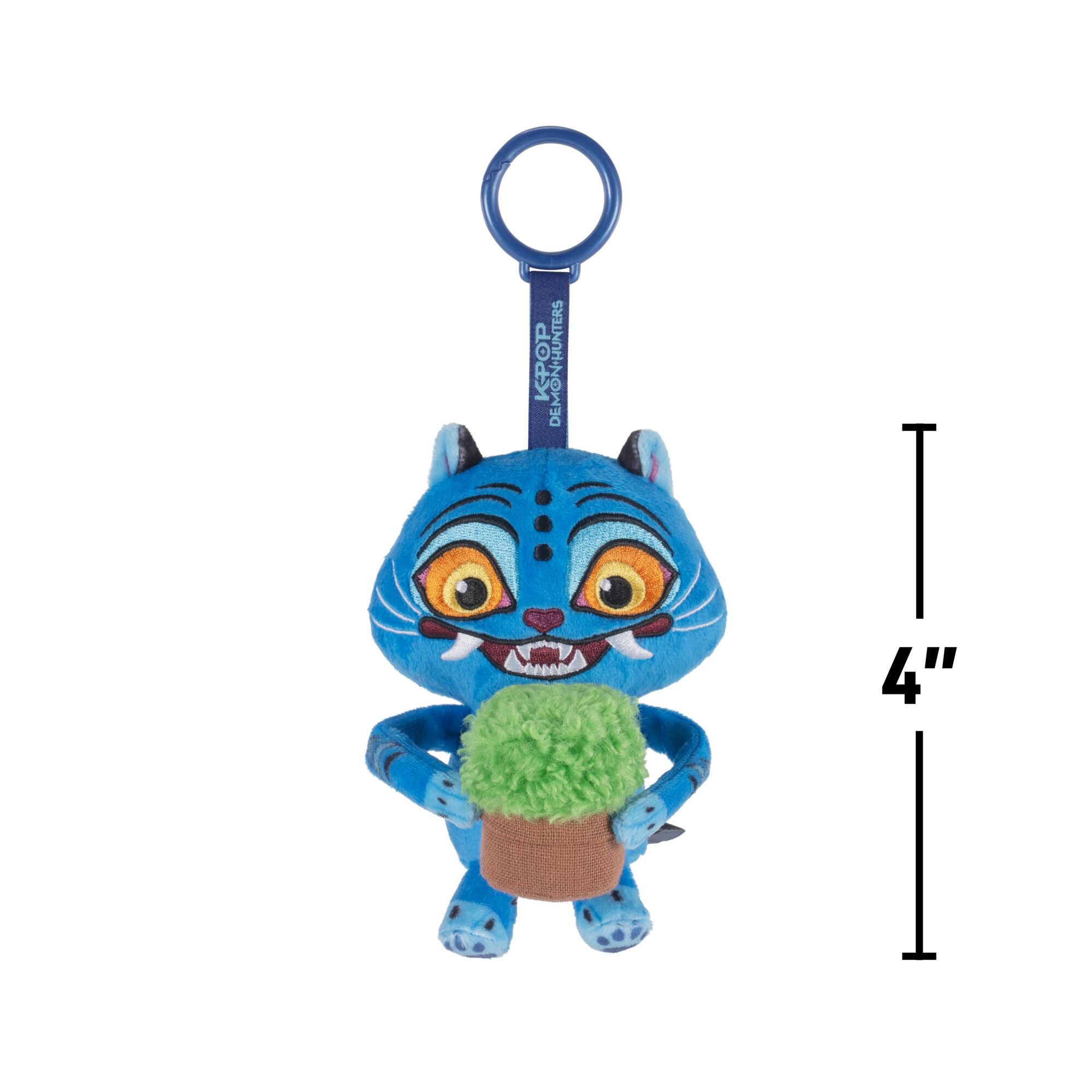 Attache en peluche rétractable de 4 pouces Chasseurs de Démons KPop - Derpy