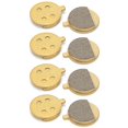 thumbnail image 1 of QIILU 4 Pair E-Scooter Disc Brake Pad Copper Based Bike Round Brake Pad For MTB Bike, 1 of 8