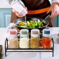 thumbnail image 3 of Salières avec Bouton-Poussoir, Salières Anti-Humidité pour Sel, Sucre, Épices, Poivre, Cône Bleu, 3 of 8
