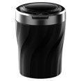 thumbnail image 2 of COFEST LED Light Press Open Cover Car Ashtray with Separable Design， Holds 60-80 Cigarettes， Smoke Locking， and Automatic Lighting Black, 2 of 8