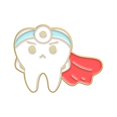thumbnail image 1 of LYMAYTER Exquisite Tooth Badge Cartoon Oral Enamel Pin - Funny Tooth Shape, for Dentist Lapel, 1 of 7