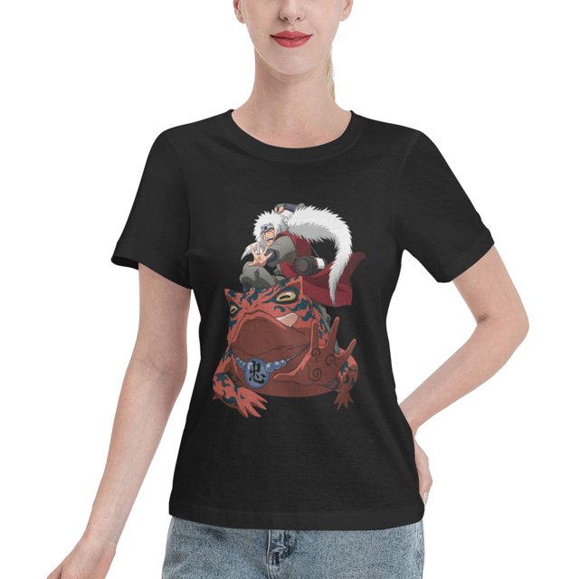 T-Shirt Basique à Manches Courtes pour Femmes Naruto Master Naruto