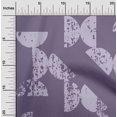 thumbnail image 2 of oneOone Polyester Spandex Violet Fabric Geometric Half Circle Sewing Material Print Fabric By The Yard 56 Inch Wide, 2 of 4