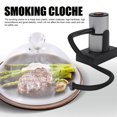 thumbnail image 3 of Transparent Cocktail Smoker Dome, Smoking Cloche Lid for Plates, Dishes, Bowls, Suitable for Kitchen, Restaurant or BBQfor Smoking Infuser,for Smoking Generator Machine, 3 of 7