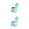 thumbnail image 2 of Wweixi 1/2/3 Animal Shape Pots Durable Materials For In Garden For Small Spaces Eco-friendly Alpaca skyblue 2PCS, 2 of 6