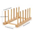 thumbnail image 4 of XZNGL Multifunctional Bamboo Kitchen Dish D rain Rack Tableware Storage Rack, 4 of 9