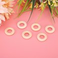 thumbnail image 1 of DIY Wooden Ring, Durable And Easy Cleaning Wooden Teething Rings, Non- Log Color For Baby Girls, 1 of 8