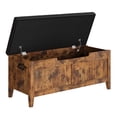 thumbnail image 2 of EDTara Lift-Top Wooden Storage Bench, Entryway Chest With Padded Cushion and Secure Safety Hinges, 2 of 8