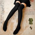 thumbnail image 3 of Chaussettes Hautes pour Femmes, Chaussettes d'Hiver en Coton Doux, 3 of 9