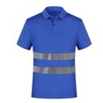 thumbnail image 3 of High Visibility Short Sleeve T-Shirts for Men Reflective Work Tees Utility Apparel Construction Outdoor Wear, 3 of 3
