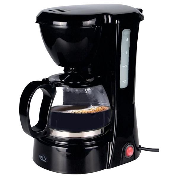 Hauz Black 5-Cup Coffee Maker
