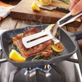 thumbnail image 2 of Double Sided Shovel Clip Shovel For Frying Fish Double Sided Shovel Clip Stainless Steel Shovel For Frying Fish Flip Fish Multi Function Steak Clip Fried Steak Spatula, 2 of 7
