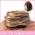 thumbnail image 2 of Postiches Chignon Spatial Mini Pince à Griffes Chignon Cheveux Oreilles de Chat Décoiffées Extension de Cheveux Beigne Chignon, 2 of 6