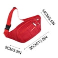 thumbnail image 3 of TopLLC Sac Banane de Sport en Toile pour Homme, Mode Décontractée, Grande Capacité de Rangement, 3 of 3