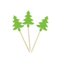 thumbnail image 3 of Darling Souvenir Christmas Tree Cupcake Toppers Dessert Decorations - Pack Of 20, 3 of 6