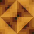 thumbnail image 1 of Ahgly Company Machine Washable Indoor Square Transitional Mahogany Brown Area Rugs, 6' Square, 1 of 7