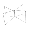 thumbnail image 2 of S SERENABLE Support Pliable pour Glacière, Support Robuste, Stable, Pratique, Compact, Porte-Bagages en Acier Inoxydable pour BBQ, Camping, Extérieur, Sans Sac de Rangement, 2 of 7