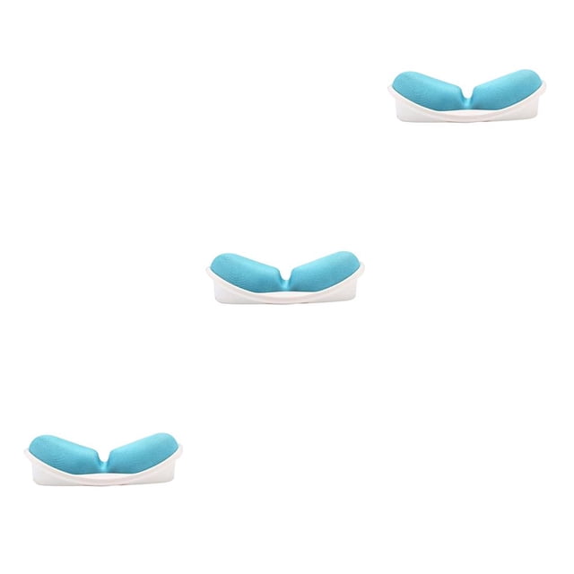relayinert 3D Wrist Rest Support Pad Silicone Hand Pillow Mouse Pad Laptop blue 3Set