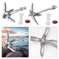 thumbnail image 2 of 0.7/1.5KG Boat Anchor With 65ft Marine Rope And Buoy Anchor Marine Anchor For Canoes Paddle Boards ,Long Lasting, 2 of 4