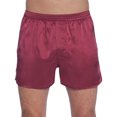 thumbnail image 1 of Intimo Boxer en Soie Classique Homme Bordeaux, 1 of 4