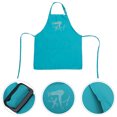 thumbnail image 4 of Hair Stylist Apron Adjustable Barber Apron Hair Cutting Barber Apron for Kitchen Cooking Painting, 4 of 8