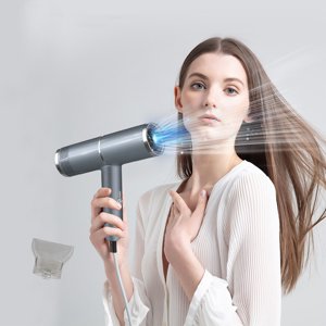 Wzzjkit Hair Dryer High-power Hair Dryer Home Hair Dryer Hot Wind Comb Hair Salon Blowing Comb Family Gifts